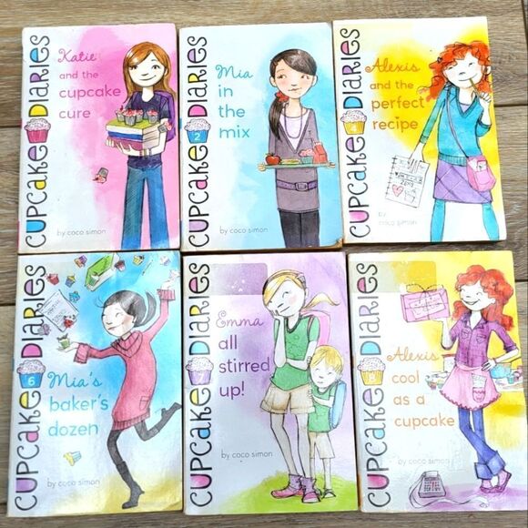 6 Cupcake Diaries chapter books - Picture 1 of 10
